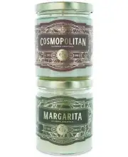REWINED 2Pc Margarita & Cosmopolitan Candle Gift Set New