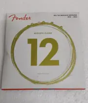 Fender 80/20 Bronze Wound acoustic Guitar Strings, Light 12-52