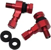 Motorcycle Y-Shaped Dual Head Stem Compatible with Tenere 700 XMAX300 CB650R XADV 750 MT07 ADV350 NC750X MT 09 TMAX 560(Red)
