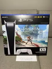 Sony PlayStation 5 PS5 Digital Edition Horizon Forbidden West Bundle OneDay Ship