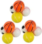 Mini Basketball Balls 12 Pack Soft Foam Squeeze Balls Outdoor Toys Sports Birthday Party Favors Versatile Fun