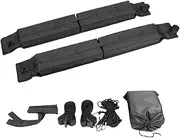 ADCCH Universal Roof Rack Crossbar Protection Pads - Anti-Vibration Rubber Pads for Soft Top & Luggage Carrier Rails | Fits Most Cars, SUVs & Trucks