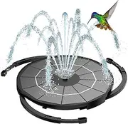 AISITIN Solar Fountain for Outdoors, Improved, 3.5 W Solar Fountain Pump with Various Spray Effects, Solar Pond Pump with Battery, Solar Fountain for Outdoor Use for Garden, Pond, DIY Water Feature