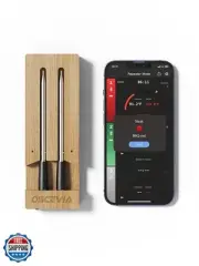 Smart Meat Thermometer, OSCEVIA 2-Probe Bluetooth Food Thermometer with Smart