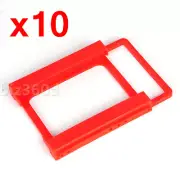 2.5" to 3.5" SSD HDD Adapter Mounting Tray Bracket Hard Drive Bay Caddy Plastic
