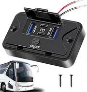 Car Charger, Fast Charge Car Phone Charger, Fast Rapid Charging Multiport Auto Devices Quick Portable Gadgets for Mobile Outlet