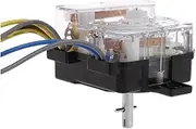 6-Wire Washing Machine Timer 90 Degree Central Hole Distance 68mm Switch Shaft Household Appliance Accessories