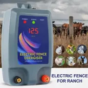 Electronic Fence High Voltage Pulse Controller Ranch Animal Orchard Fence