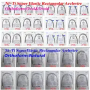 Alambre de Arco Dental de Super Elástico Niti Rectangular Natural/Ovoid/Oval