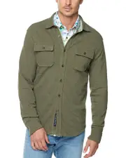 Robert Graham Brunner 2 Textured Knit Button Down Shirt