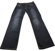 Buffalo David Bitton Travis-X Men 34x34 Blue Relaxed Stretch NWT MSRP $125
