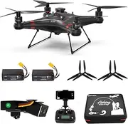 Best Fishing Drone with Bait Release 3KG Payload, Triblade FPV Drone 33mins Auto Return Waterproof Drones with Camera for Adults 4K