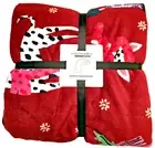 Vera Bradley Throw Blanket - Holiday Hounds - 50" x 80"