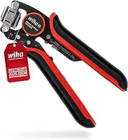 Wiha Typ 009 Professional Electric Automatic Crimper Ferrules for Wire End Sleeves Square Crimping, Red