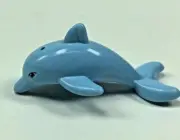 LEGO Friends Bright Light Blue Jumping Dolphin 13392pb01 - (x1) Toy Dolphin