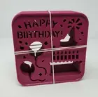 ONE x Tupperware Happy Birthday Full Size Stencil Cake Balloons Party Hat New