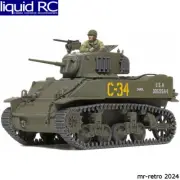 Tamiya USA TAM32606 1/48 U.S. Light Tank M5A1 Stuart Plastic Model Kit