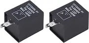 LED Flasher 2 Pin Electronic Relay Solves Stroboscopic Turn Issue for Car DC12V