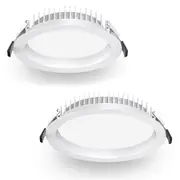 160-170mm, 200-210mm LED Downlight 18w/25w White CCT AT9046 /7 TRI Atom Lighting