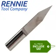 1 x 4mm Shank Solid Carbide PCB Engraving Bit CNC Router Tool V-shape ALL SIZES