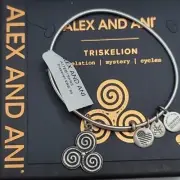 Alex and Ani Triskelion Charm Bracelet