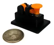 Orange Nano QRP Morse Code Key