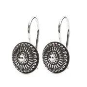 Daisy Donut Earrings with Silver Earring Hooks