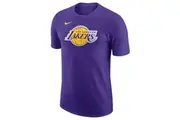 2 x Mens Nike Los Angeles Lakers Purple Essential Logo Nba T-Shirt