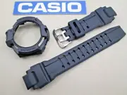 Genuine Casio G-Shock GA-1000 GA1000 watch band & bezel dark navy blue