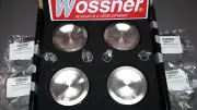 Wossner Part # K9119DA Forged pistons Saab 9-5 2.3 Ltr. 16V Turbo 90.0 mm Bore