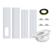 Portable Air conditioner Window Kit Adjustable 67-220cm Vertical Horizontal Sliding Window Seal Kit Plate Suitable for 130/150mm hose