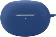 FANYUAN Case for Realme Buds Air 6 Pro, Shockproof Thin Silicone Case, Anti-Scratch, with Carabiner, Odorless, Cover for Realme Buds Air 6 Pro.(Blue)