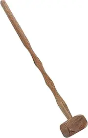 Operitacx Wooden Judge Hammer Realistic Gavel Mallet for Role Games School Performances Encourages Imaginative Skills Development
