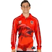 NRL 'Barracuda' Fishing Shirt - St George Illawarra Dragons - Youth - Polo