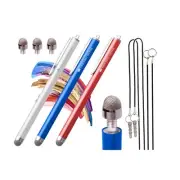 Mesh Tip Stylus Pen for Touchscreen — 3-Pack Micro-Knit Capacitive Stylus Pen...