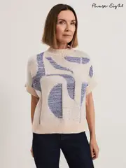 Phase Eight Blue Sara Geo Tabard T-Shirt (F41914) | $182