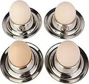 Stainless Steel Egg Cup Holder Set for Soft Boiled Egg Holder Tableware Kitchen Tools