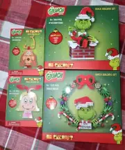 New BRICKCRAFT The GRINCH Sets Wreath,Cindy-Lou, Max,Chimney, compatible w/Lego
