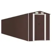 Garden Shed Outdoor Storage Tool Workshop Sheds Dark Brown 192x1021x223cm