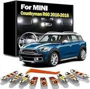 14Pcs LED Interior Roof Map Foot Light Kit, For Mini Countryman R60 Cooper JCW 2010 2012 2013 2014 2015 2016 Car Indoor Bulbs