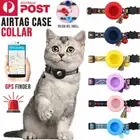For Apple Airtag Cat Dog Pet Collar Reflective Case GPS Anti-Lost Silicone Cover