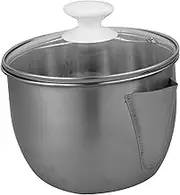 MOTHNUR Stainless Steel Grease Separator Pot with Strainer Kitchen Oil Filter Can for Soup Gravy Comfortable Handle Resistant Oil Dispenser Cooking Present