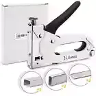 Staple Gun 3In1 Heavy Duty Staple Gun Kit With 300 Staples For Fixing Material
