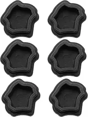 LQ Industrial 6pcs Reptile Watering Bowl 26x26x12mm Mini Resin Dish Tiny Bowl for Tarantula Spider Millipede Tiny Reptile