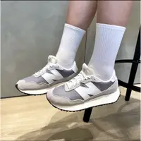 在飛比找蝦皮購物優惠-JK.S👟 New Balance 237 灰白 厚底 增高