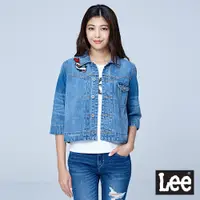 在飛比找蝦皮商城優惠-Lee 七分刺繡牛仔外套 女 LL1803839FN