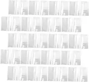 UTHCLO 20Pcs Clear Book Covers for Notebooks Protection for Textbooks and Hardcover Books Transparent Book Sleeve