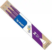 Pilot 075300308 - Erasable Ink Refill For Frixion or Clicker Violet PK3