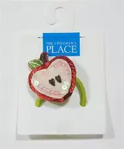 THE CHILDRENS PLACE TCP NEW RED APPLE SEQUINS PONYTAIL HOLDER NWT