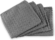 Proxima Direct Coffee Cloth 4 Pack 12"x12" Microfiber Barista Towels Coffee Machine Cleaning Cloth Accessories for Espresso Machine, Steam Wand, Countertop